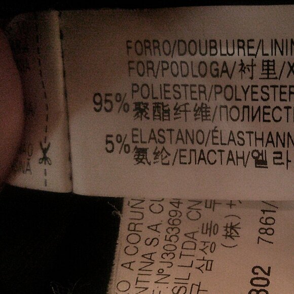 ZARA WOMAN Burnt Orange Zip Front/Waist Tie Peacoat XS - EUC - Picture 7 of 8